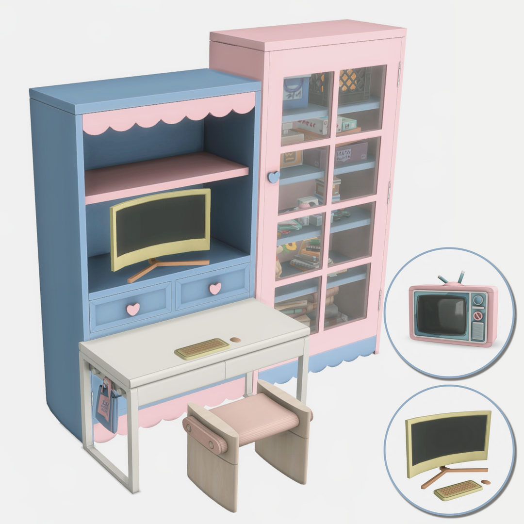 Скриншот мода Набор мебели 7items by AbbyPIGGG